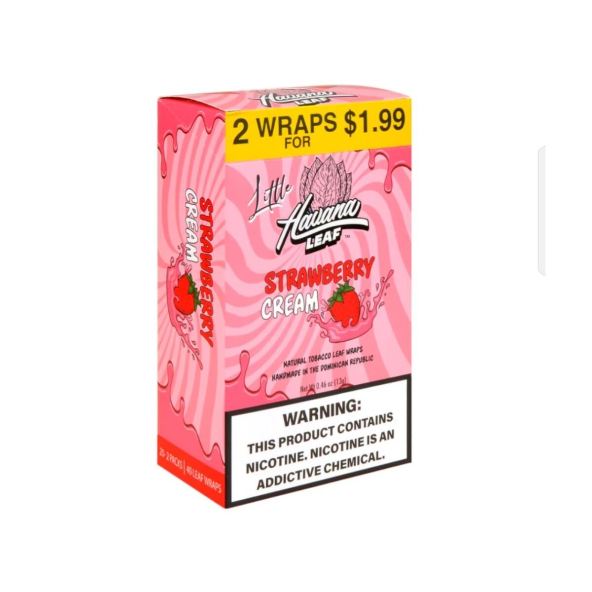 Havana Leaf wrap strawberry cream