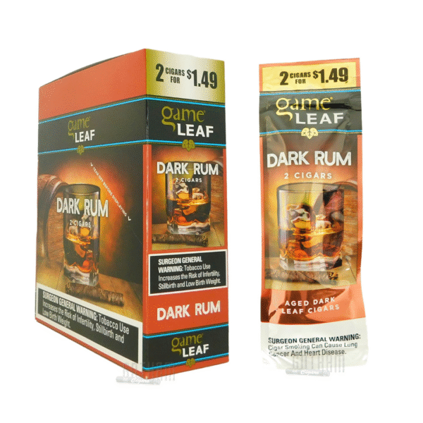 Game Leaf 2 Pack Dark Rum