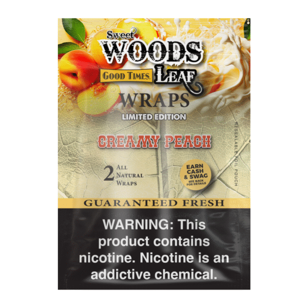 Sweet Woods Leaf Wraps Creamy Peach
