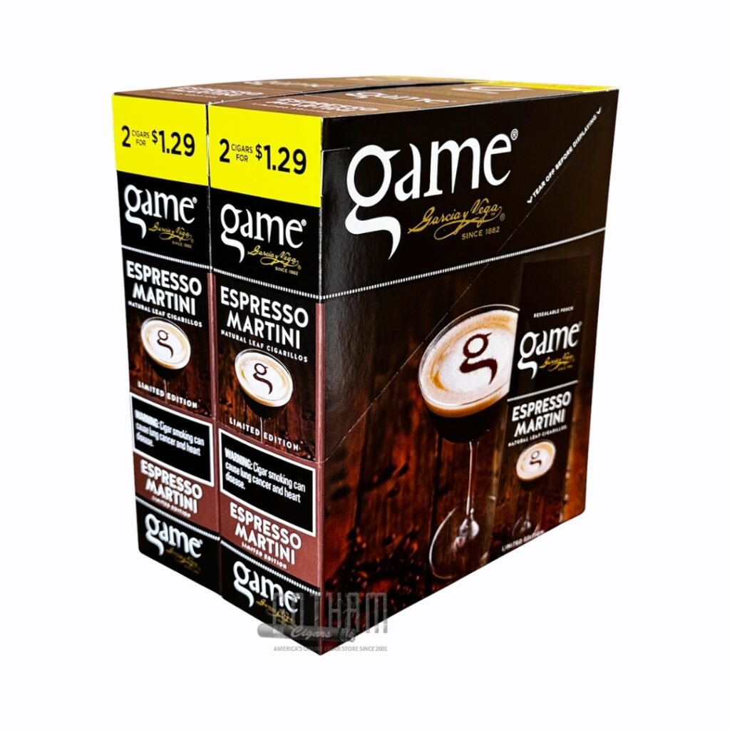 Game cigar Espresso Martini