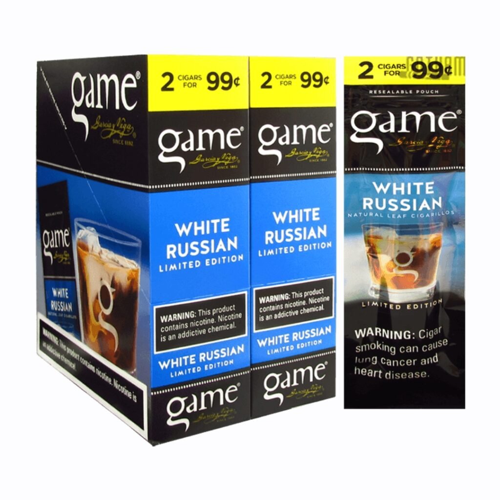 Game cigar white Russian
