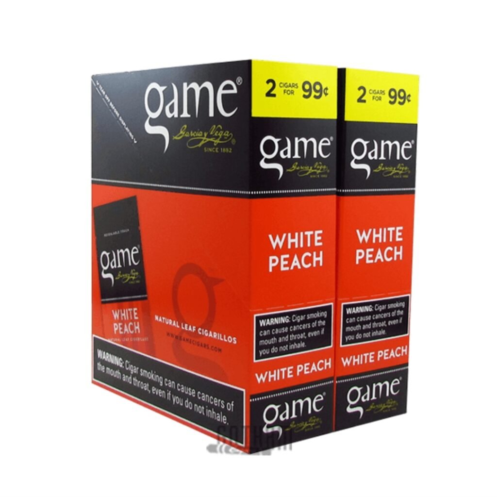 Game cigar white peach