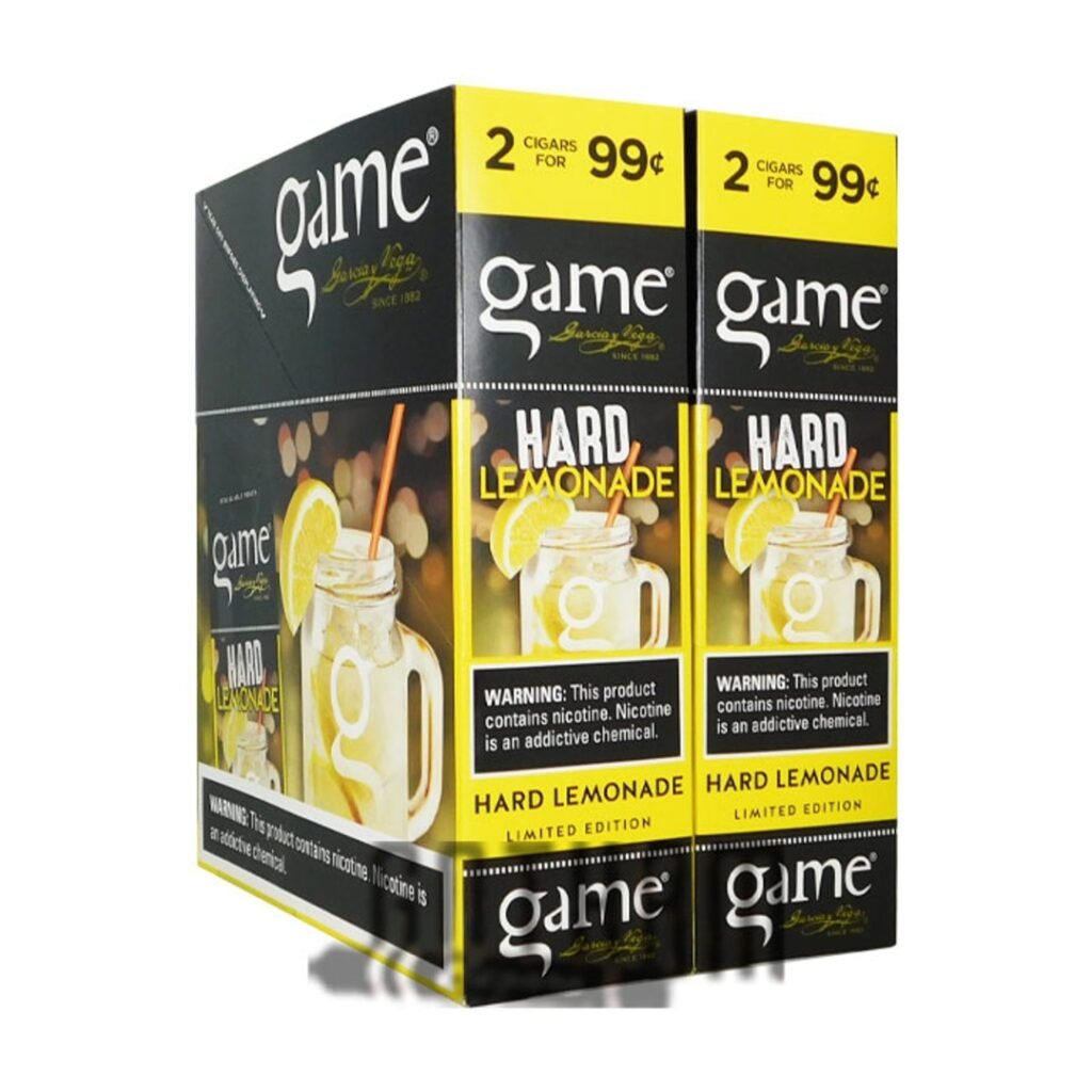 game cigar hard lemonade